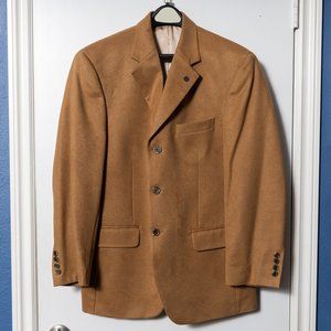 Andrew Fezza Tan Men’s Suit Jacket Size 39SH